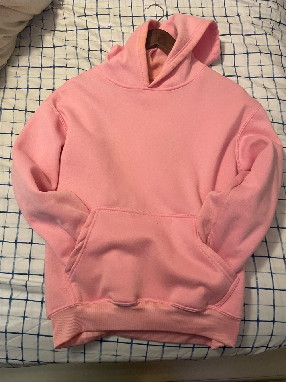 Women's Pink Hooded Sweatshirt